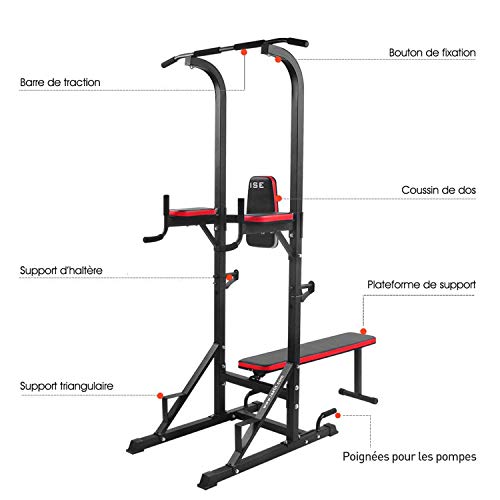 ISE SY-4006 - Silla Romana, banco de musculación multifunción