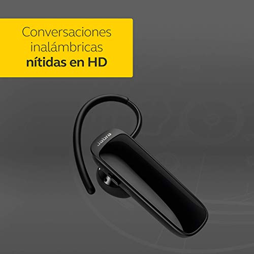 Jabra Talk 25 – Auricular Monoaural In-Ear, Llamadas Inalámbricas, Indicaciones para el GPS, Transmisión de Música y Podcasts desde Dispositivos Móviles, Negro