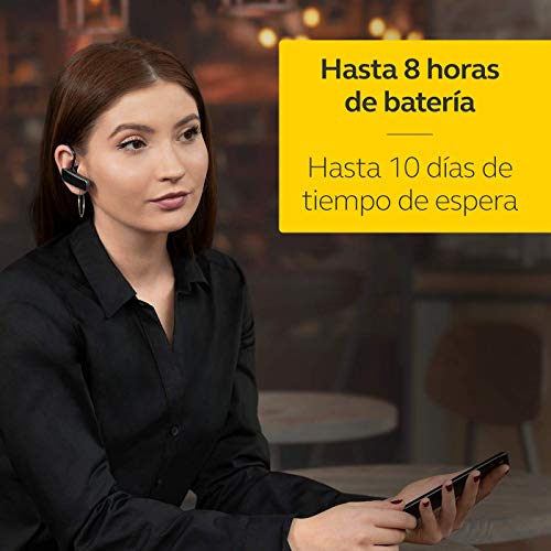 Jabra Talk 25 – Auricular Monoaural In-Ear, Llamadas Inalámbricas, Indicaciones para el GPS, Transmisión de Música y Podcasts desde Dispositivos Móviles, Negro