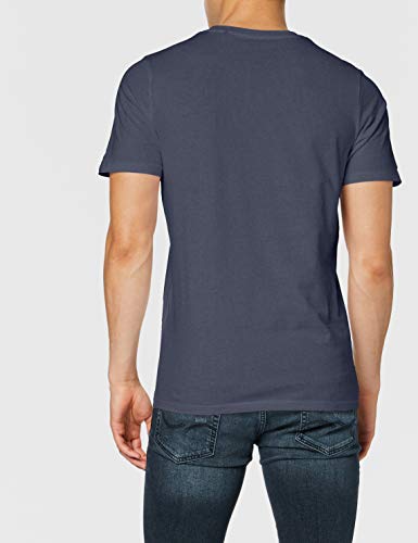 Jack & Jones Jjecorp Logo tee SS Crew Neck Noos Camiseta, Azul (Navy Blazer Detail: Slim Fit), Large para Hombre