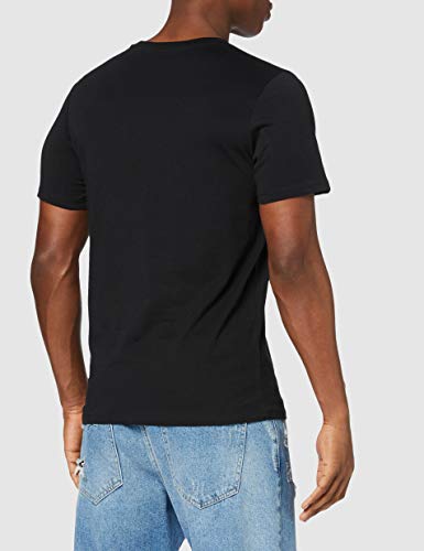 Jack & Jones Jjecorp Logo tee SS Crew Neck Noos Camiseta, Negro (Black Detail: Slim Fit), X-Small para Hombre