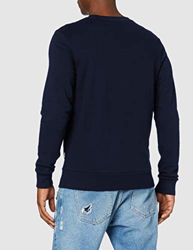 JACK & JONES Jjeholmen Sweat Crew Neck Noos, Suéter para Hombre, Azul (Navy Blazer), Large