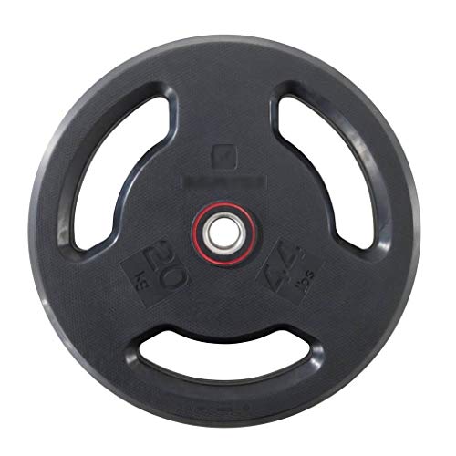 Jiande Barra Estándar de 1 Pulgada Grip Peso Placas, Individual, Negro con Barra de Agarre Placa de Peso con Mancuernas Pesas Inicio 1,25 kg / 2.75lb-20kg / 44lb (Size : 20kg/44lb)