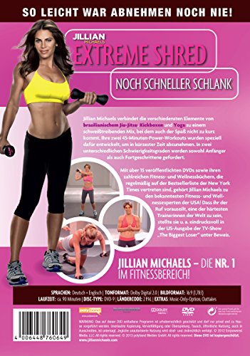 Jillian Michaels - Extreme Shred: Noch schneller schlank [Alemania] [DVD]