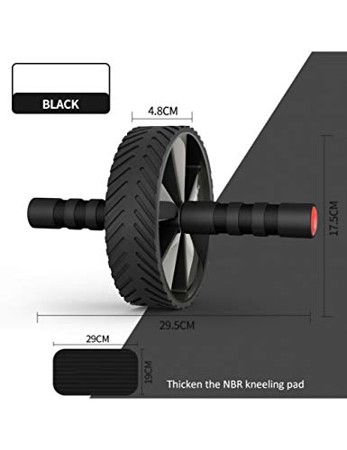 JKDKK Rueda Abdominal Rueda De Ejercicios Abdominales Rueda De Ejercicios Abdominales para Mujeres Y Hombres Línea De Chalecos para Principiantes Equipos De Gimnasia para Interiores, 1-3