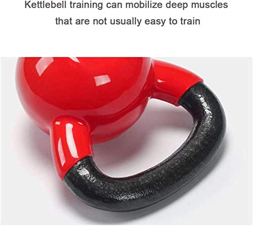 JLDN Gimnasio Pesa Rusa, portátil Kettlebell Hierro Fundido Antideslizante asa fisicoculturismo Entrenamiento con Pesas Kettlebells para el núcleo, Entrenamiento con Pesas,2Kg