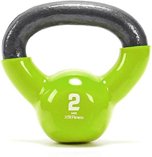 JLDN Gimnasio Pesa Rusa, portátil Kettlebell Hierro Fundido Antideslizante asa fisicoculturismo Entrenamiento con Pesas Kettlebells para el núcleo, Entrenamiento con Pesas,2Kg