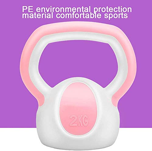 JLDN Neopreno Pesa Rusa, la Aptitud Kettlebell portátil Antideslizante asa, Kettlebells fisicoculturismo Entrenamiento con Pesas para el hogar o en el Gimnasio Uso,Blue_4Kg