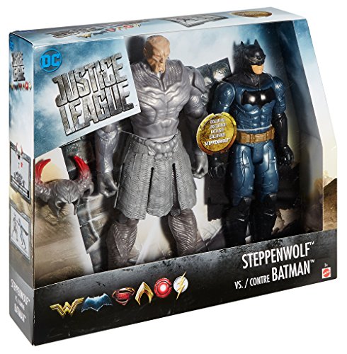 JUSTICE LEAGUE- Pack de 2 Figuras báscias (Mattel FGG85)