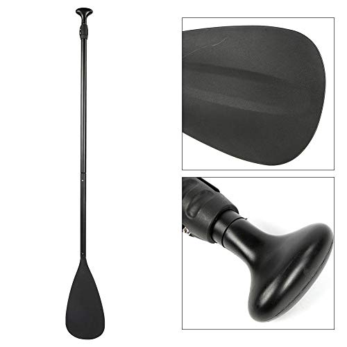 Keenso Paddle, Remo Desmontable Sup Black Extensible, Remo Remo Remo Paddle, Tipo T Antideslizante, para Kayak de Surf