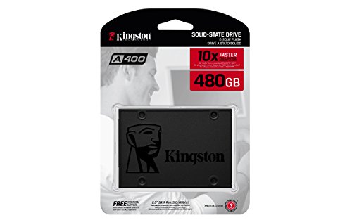 Kingston A400 SSD SA400S37/480G  -  Disco duro sólido interno 2.5" SATA  480GB