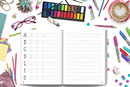 La guía para principiantes de caligrafía moderna y lettering a mano para niños: Un divertido cuaderno de actividades con técnicas paso a paso, ... con los que los más pequeños aprenderán