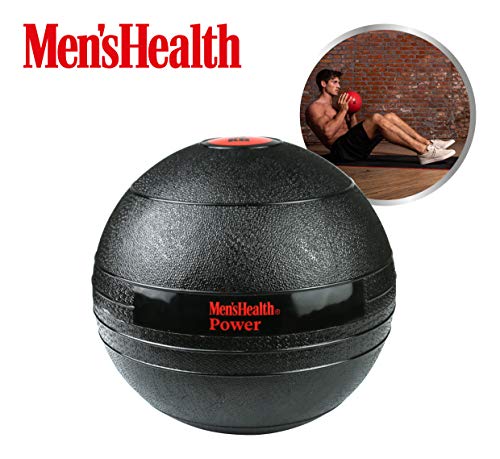 La Pelota de Entrenamiento para Hombre Health Power Slam Ball para Crossfit y Entrenamiento Funcional Son Ejercicios con la Pelota Slam, Negro