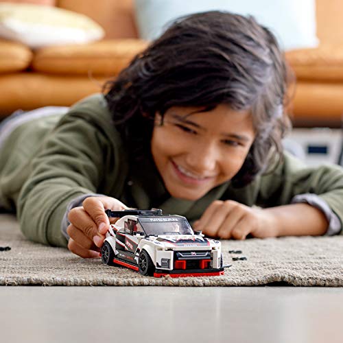 LEGO Speed Champions - Nissan GT-R NISMO, Juguete de Construcción de Coche de Carreras, Incluye Minifigura del Conductor (76896)