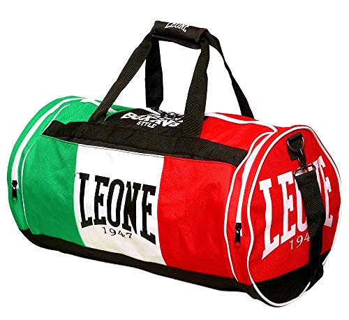 LEONE - Bolsa con los colores de la bandera de Italia TRICOLORE