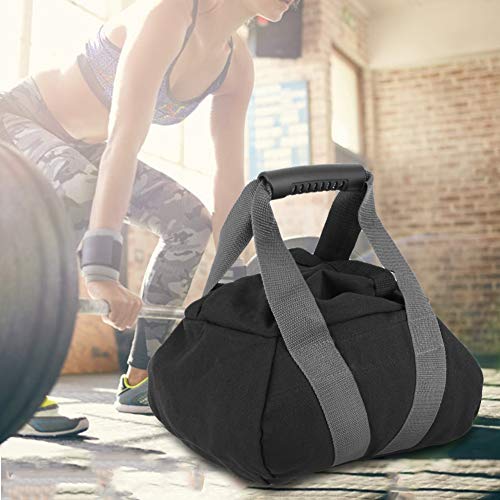 Levantamiento de Pesas Entrenamiento Bolsa de Arena Gimnasio Bolsa de Arena Negra Bolsa de alforjas Bolsas de Peso Carpa Pierna Bolsa de Peso Canopy Carpa Pies Bolsa