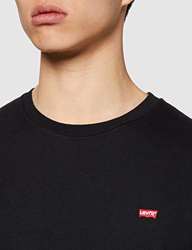 Levi's SS Original Hm tee Camiseta, Negro (Cotton + Patch Black 0009), Large para Hombre