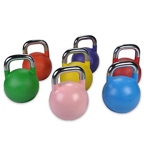 liutao Kettlebells competitivos 4-32kg Fitness Kettlebell Fitness para Hombres Mancuernas Ejercicio Brazo Muscular Equipo de Ejercicios Hip Kettlebell 24kg