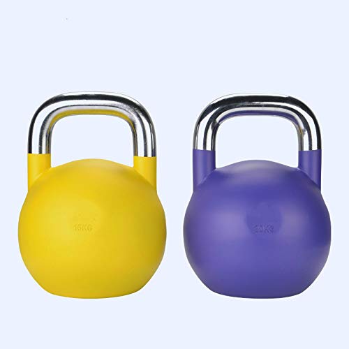 liutao Kettlebells competitivos 4-32kg Fitness Kettlebell Fitness para Hombres Mancuernas Ejercicio Brazo Muscular Equipo de Ejercicios Hip Kettlebell 24kg