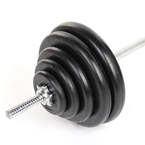 LOFAMI Discos de Pesas Discos Olímpicos Olímpico de Goma Barra Peso Placas Placa Pegatina con la Pesa de 25 mm Placa for el Entrenamiento de Fuerza y ​​Pesas Crossfit Discos de Pesas para Musculación