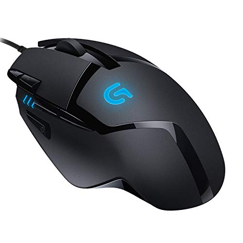 Logitech G402 Hyperion Fury Ratón Gaming con Cable, Seguimento Óptico 4,000 DPI, Peso Reducido, 8 Botones Programables, PC/Mac  Negro