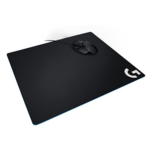 Logitech G640 Alfombrilla de Ratón Gaming de Tela, para Ratón con Cable o Inalámbrico, 460 x 400mm, Grosor 3mm, PC/Mac, Negro