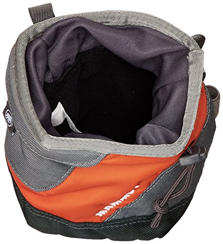 Mammut Ophir Chalk Bag Bolsa de Magnesio de Escalada, Unisex Adulto, Naranja Oscuro/Gris (Titanium), Talla Única