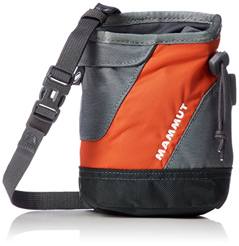 Mammut Ophir Chalk Bag Bolsa de Magnesio de Escalada, Unisex Adulto, Naranja Oscuro/Gris (Titanium), Talla Única