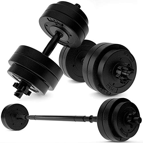 Mancuerna Mancuernas Dumbbell Dumbbells 20 kg de fitness con mancuernas Set ajustable pesas de peso Conjunto de entrenamiento de cuerpo Gimnasio en casa 44lb Mancuerna Mancuernas Dumbbell Dumbbells