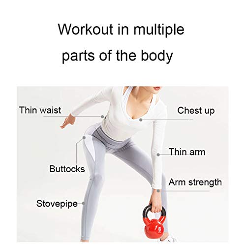 Mancuerna Mancuernas Dumbbell Dumbbells Gimnasio de pesas rusas de la cadera femenina en cuclillas ejercicio de levantamiento de equipos for el hogar brazo muscular KettleBell hervidor de agua de los