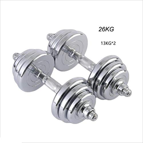 Mancuerna Mancuernas Dumbbell Dumbbells La aptitud de equipos deportivos 16KG electrochapada con mancuernas ajustables Peso mancuernas de fitness Peso Barra Conjunto de Hombres Mancuerna Mancuernas Du