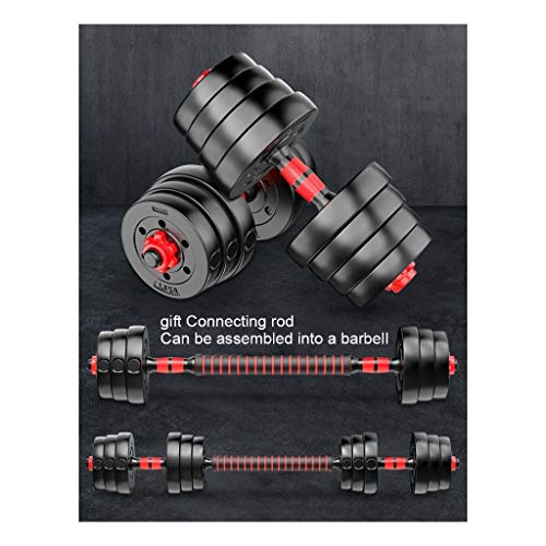 Mancuerna Mancuernas Dumbbell Dumbbells Mancuerna ajustable Conjunto grande de 20 kg / 44lb mancuerna for Training con conector for formar Barra hermoso y duradero Mancuerna Mancuernas Dumbbell Dumbbe