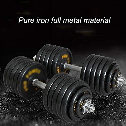 Mancuerna Mancuernas Dumbbell Dumbbells Pintado Pesas portátil de mango largo Pesas son grandes en Máquinas de Ejercicio de entrenamiento de fuerza Pesas ajustables Mancuerna Mancuernas Dumbbell Dumbb