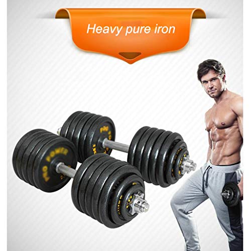 Mancuerna Mancuernas Dumbbell Dumbbells Pintado Pesas portátil de mango largo Pesas son grandes en Máquinas de Ejercicio de entrenamiento de fuerza Pesas ajustables Mancuerna Mancuernas Dumbbell Dumbb