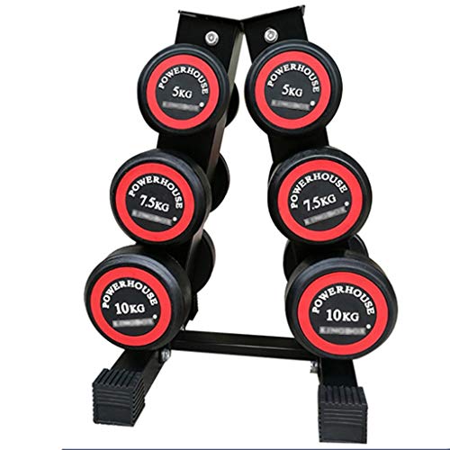 Mancuernas Las Mancuernas Ajustables, Hogar Pequeño Gimnasio Con Mancuernas Set, Aptitud De Los Hombres Y De Las Mujeres Pesas, Fija Juego De Mancuernas For Gimnasio ( Color : Black , Size : 45kg )