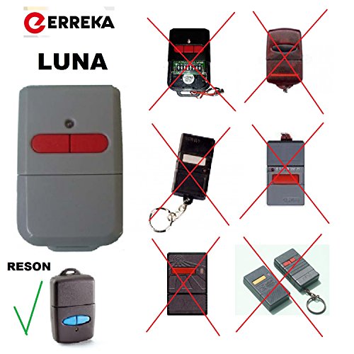 MANDO ORIGINAL GARAJE ERREKA LUNA 2, 433MHZ, COMPATIBLE ERREKA RESON, ATENCIÓN!!! LEER BIEN TODA LA DESCRIPCIÓN DEL ARTÍCULO