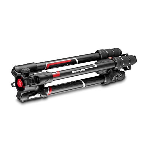 Manfrotto MKBFRC4GTXP-BH Befree - Trípode GT XPRO (rótula Central 496, Sistema de Bloqueo M, Columna 90 de Grados, Zapata 200PL-PRO para DSLR y CSC con Objetivo Largo, Macro, Fibra de Carbono)