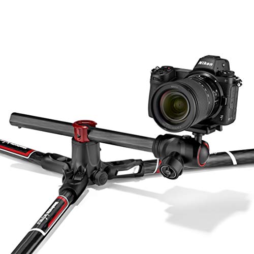 Manfrotto MKBFRC4GTXP-BH Befree - Trípode GT XPRO (rótula Central 496, Sistema de Bloqueo M, Columna 90 de Grados, Zapata 200PL-PRO para DSLR y CSC con Objetivo Largo, Macro, Fibra de Carbono)