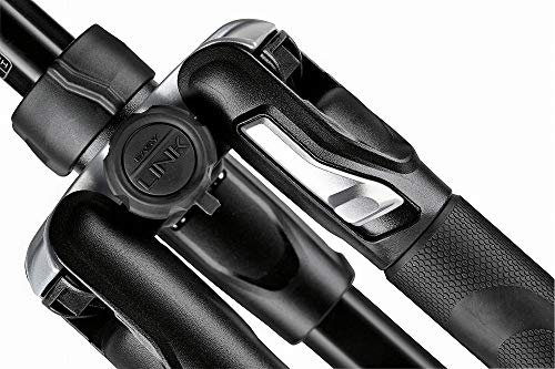 Manfrotto Mkbfrla4Bk-Bh - Trípode (8 Kg, 3 Pata(S), 151 Cm, Negro, Plata, 40 Cm, 360°)