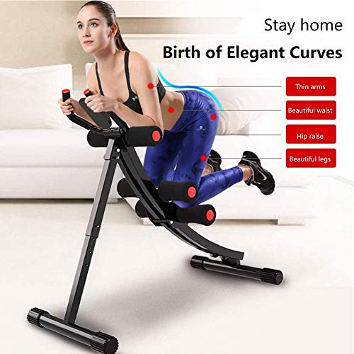 Máquina de Entrenamiento para Abdominales Y Abdominales, Entrenamiento De Abdominales Plegable Entrenamiento de Fuerza en El Gimnasio Casa Equipo para Ejercicios Abdominales con Pantalla LCD