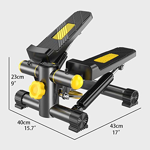 MáQuinas De Step, Twister Mini MáQuinas De Cardio Stepper Escaladora Y Swing Stepper , Para Usuarios Principiantes Y Avanzados, MáQuinas De Cardio,Stepper Up-Down, Equipo de Gimnasio de Oficina Casa