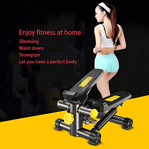 MáQuinas De Step, Twister Mini MáQuinas De Cardio Stepper Escaladora Y Swing Stepper , Para Usuarios Principiantes Y Avanzados, MáQuinas De Cardio,Stepper Up-Down, Equipo de Gimnasio de Oficina Casa