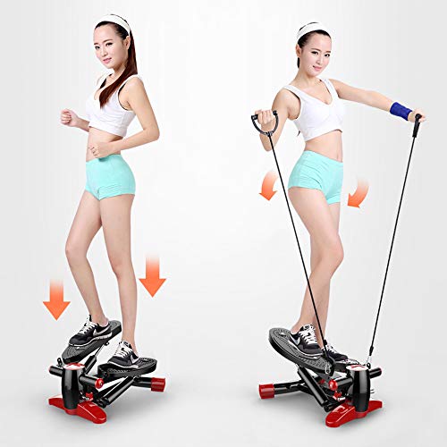 MáQuinas De Step, Twister Mini MáQuinas De Cardio Stepper Escaladora Y Swing Stepper , Para Usuarios Principiantes Y Avanzados, MáQuinas De Cardio,Stepper Up-Down, Equipo de Gimnasio de Oficina Casa