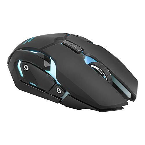 Mars Gaming MMW, Ratón para Pc Inalámbrico 3200Dpi, Rgb Flow, Wireless, USB, LED Óptico, Radio