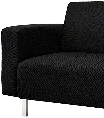 Martina Home Tunez Funda Sofá para Chaise Longue, Tela, Negro, Brazo derecho corto