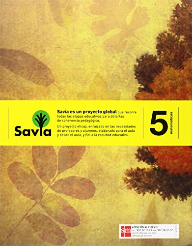 Matemáticas. 5 Primaria. Savia  - Pack de 3 libros - 9788467569933