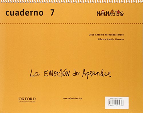 Matematitico 5 Años Pack Cuaderjo de Ejercicios 7 Alum (Matematítico) - 9788467395693