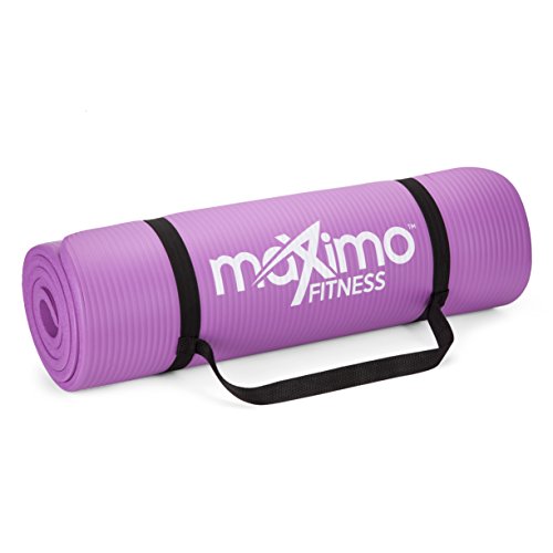 Maximo Exercise Mat NBR Fitness Mat - Multi Purpose - 183 x 60 x 1.2 centimetres - Yoga, Pilates, Sit-Ups, Stretching, Home, Gym - Perfect for Men and Women.