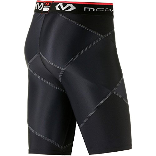 McDavid Compresión CROS Short, Hombre, Negro, S