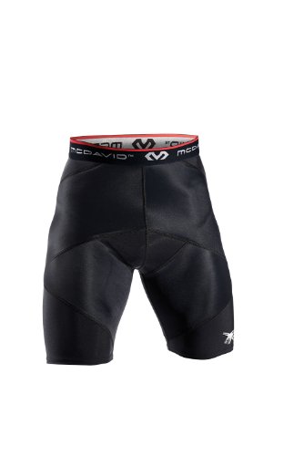 McDavid Compresión CROS Short, Hombre, Negro, S